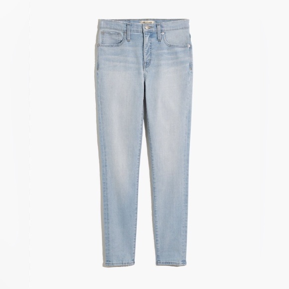 Madewell Light Blue Skinny Jeans High-Waisted - Picture 2 of 14